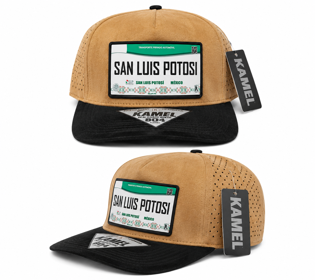 San Luis Potosí Cap - Tan & Black