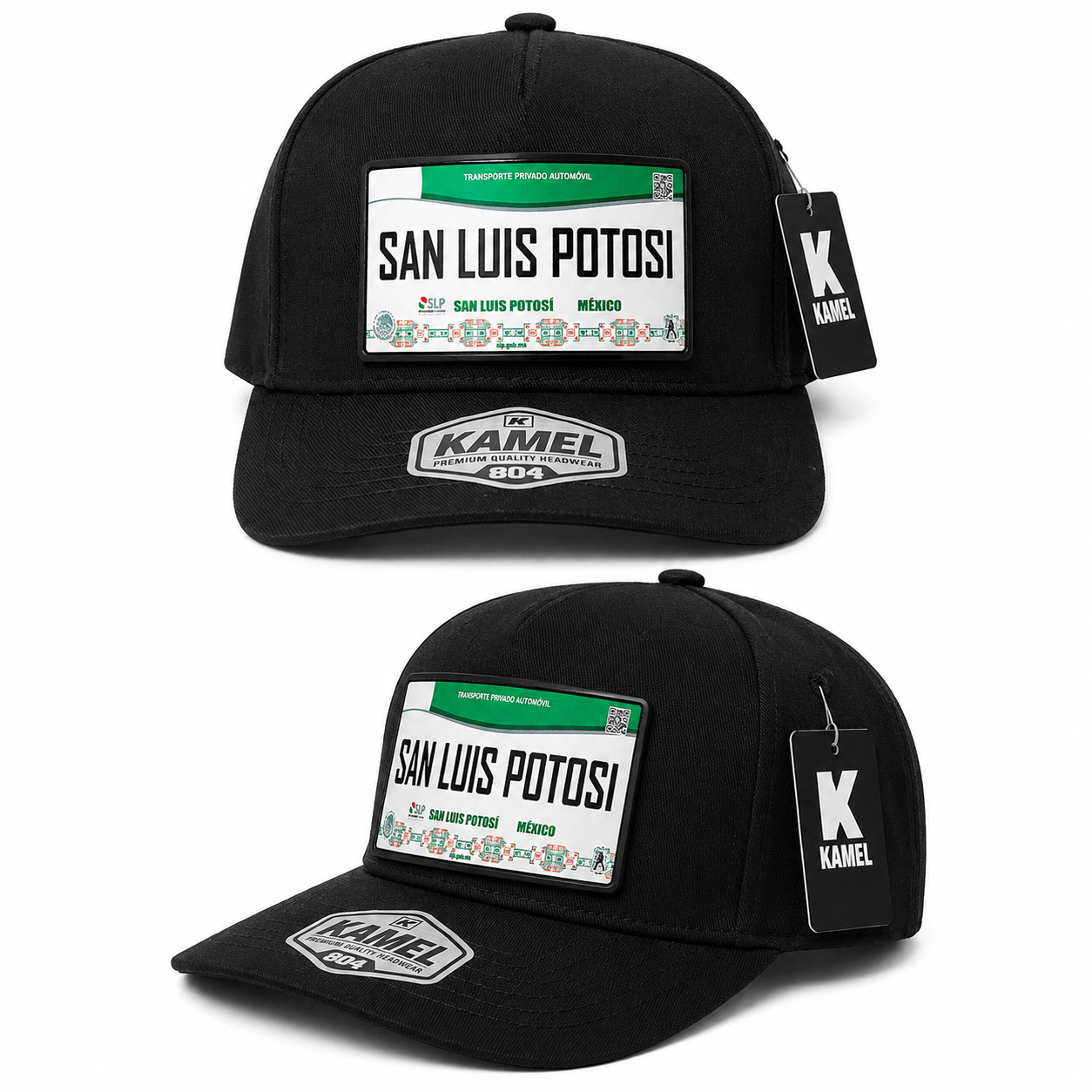 San Luis Potosí Cap - Black ad Red