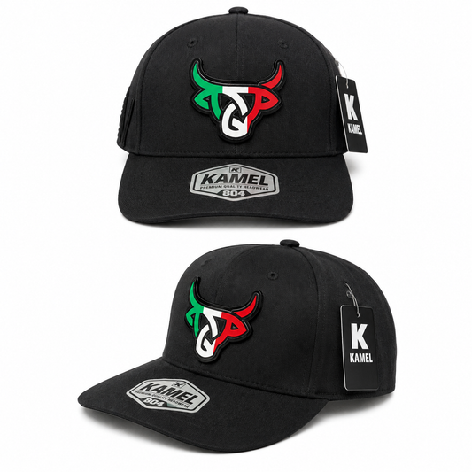 Italian Bull Cap - Black