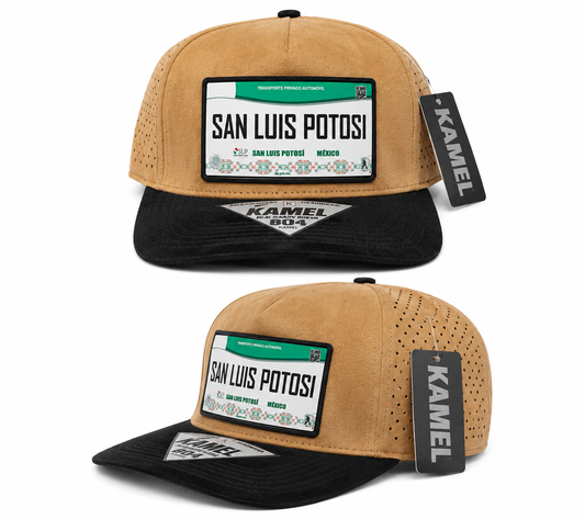 San Luis Potosí Cap - Tan & Black