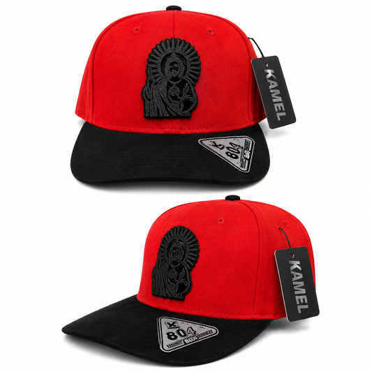 Saint Jude Trucker Cap – Red & Black