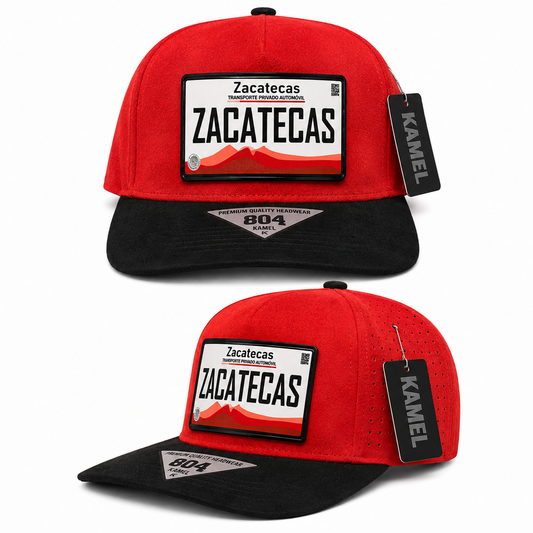 Zacatecas Cap - Red & Black