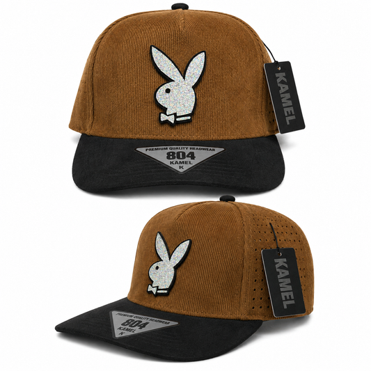 Playboy Bunny Cap – Brown & Black