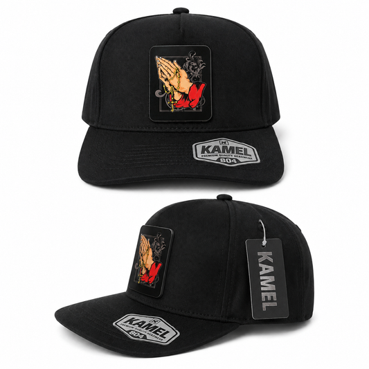 Praying Hands Cap - Black