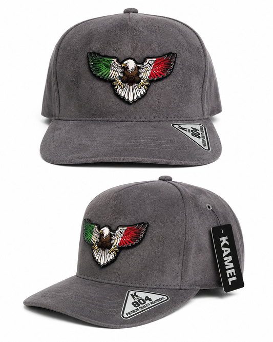 Eagle Trucker Cap  | Patriotic Edition – Charcoal Gray
