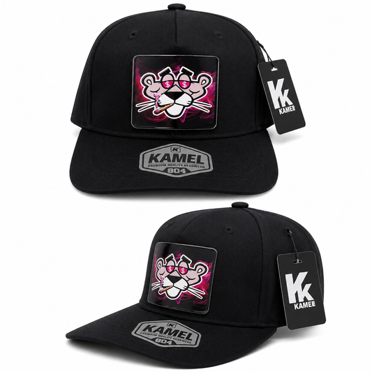 Pink Panther Trucker Cap – Black