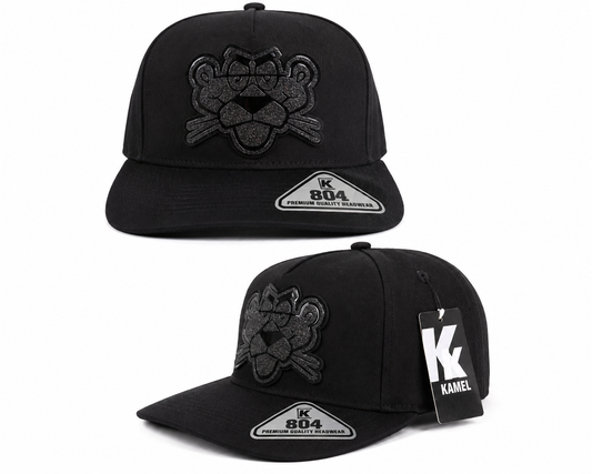Pink Panther Trucker Cap – Black | Rhinestone
