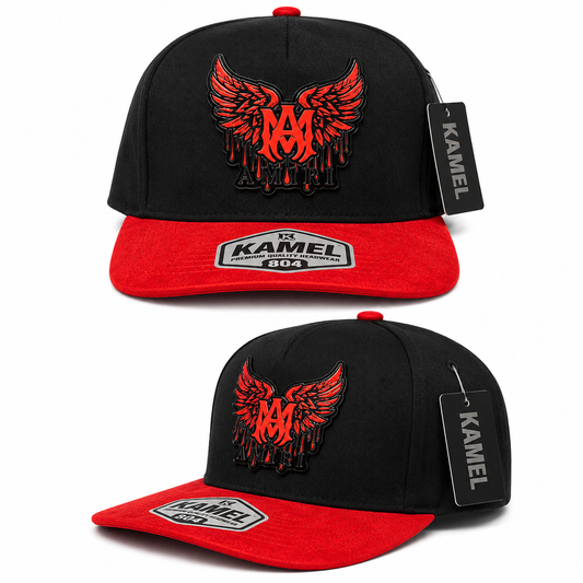 AMIRI Wings Cap - Black & Red